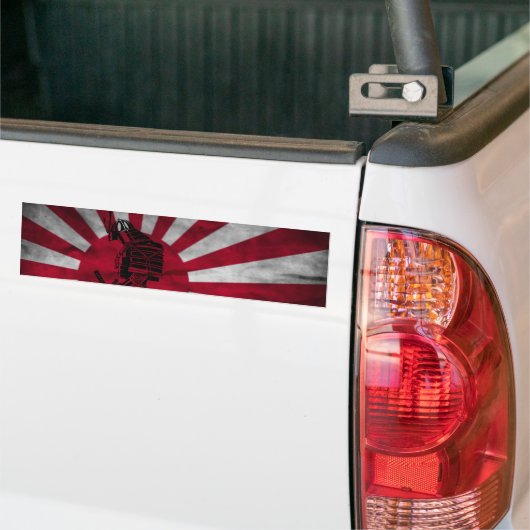 Samurai-Japanerflagge Autoaufkleber (Auf Lkw)