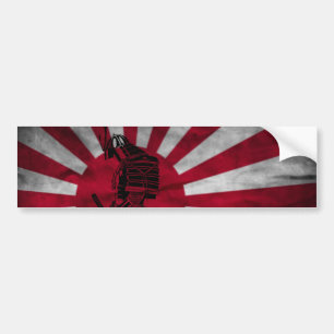 Samurai-Japanerflagge Autoaufkleber