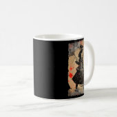 Samurai Japanese Retro Art Print Bushido Premium T Kaffeetasse (VorderseiteRechts)