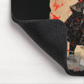 Samurai Japanese Retro Art Print Bushido Premium T Mousepad (Ecke)