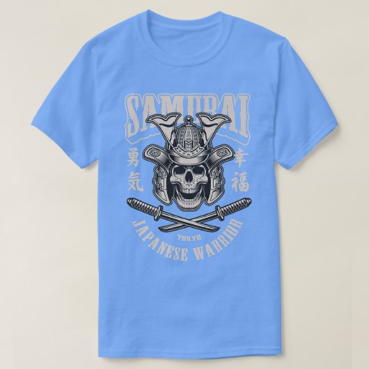 Samurai Japanese Warrior T-Shirt (Design vorne)
