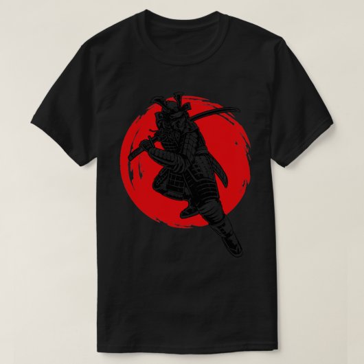 Samurai japanischer Warrior Bushido T-Shirt (Design vorne)