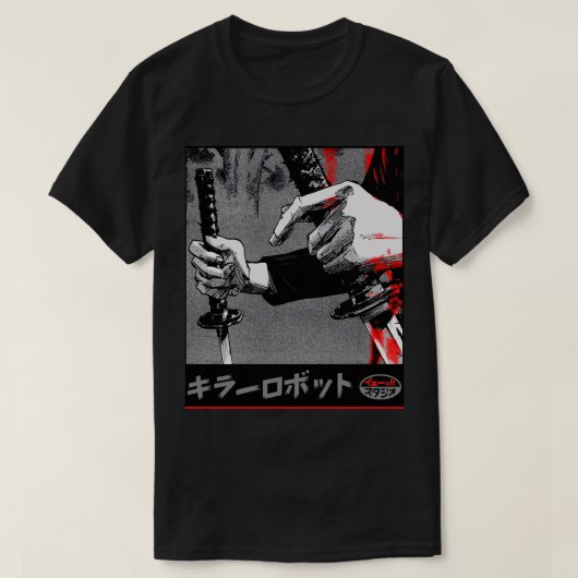 Samurai japanischer Warrior Urban Style T-Shirt (Design vorne)
