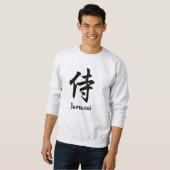 Samurai japanisches Kanji Sweatshirt (Vorne ganz)