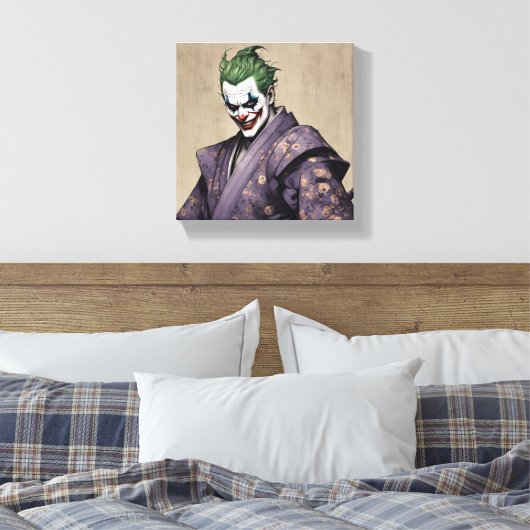 Samurai Jocker Leinwanddruck (Insitu (Schlafzimmer))