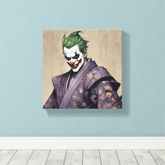 Samurai Jocker Leinwanddruck (Insitu (Holzboden))