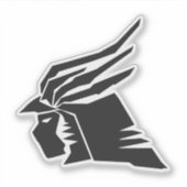 Samurai Kabuto Aufkleber (Vorderseite)