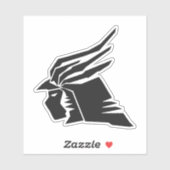 Samurai Kabuto Aufkleber (Blatt)