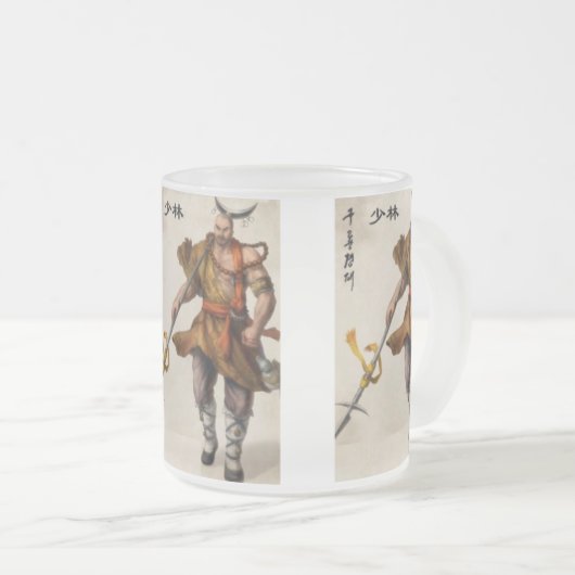 SAMURAI-KAFFEE-TASSE MATTGLASTASSE (VorderseiteRechts)