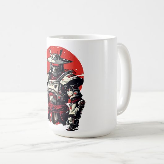 Samurai Kaffeetasse (VorderseiteRechts)