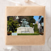 Samurai Kamakura Gongoro Kagemasa Kabuki Statue (Insitu)