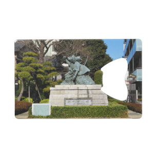 Samurai Kamakura Gongoro Kagemasa Kabuki Statue Geldbeutel Flaschenöffner