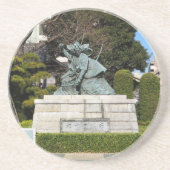 Samurai Kamakura Gongoro Kagemasa Kabuki Statue Getränkeuntersetzer (Vorne)