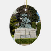 Samurai Kamakura Gongoro Kagemasa Kabuki Statue Keramik Ornament (Rechts)