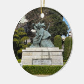 Samurai Kamakura Gongoro Kagemasa Kabuki Statue Keramik Ornament (Links)