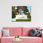 Samurai Kamakura Gongoro Kagemasa Kabuki Statue Leinwanddruck (Insitu (Wohnzimmer))