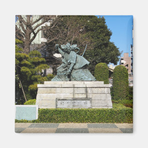 Samurai Kamakura Gongoro Kagemasa Kabuki Statue Magnet