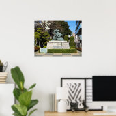 Samurai Kamakura Gongoro Kagemasa Kabuki Statue Poster (Heimbüro)