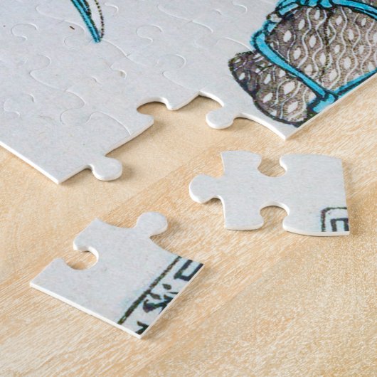 Samurai-Kampf in Armor, Tsukioka Yoshitoshi Puzzle (Seite)