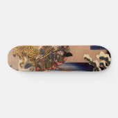 Samurai-kämpfendes Tiger-Brett Skateboard (Horizontal)