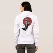 Samurai Kämpfer Hoodie (Schwarz voll)