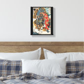 Samurai kämpft gegen einen Tiger, Kuniyoshi, Ukiyo Leinwanddruck (Insitu (Schlafzimmer))