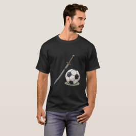 Samurai Katana and Soccer Ball - Japan T-Shirt
