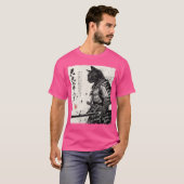 Samurai-Katze japanische Kunst Anime-Geschenke Män T-Shirt (Vorne ganz)