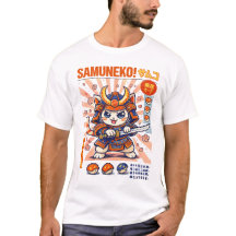 Samurai-Katze Kampfkatzen Design