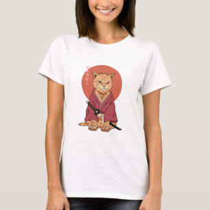 Samurai-Katze T-Shirt