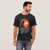 Samurai-Katze T-Shirt (Vorne ganz)