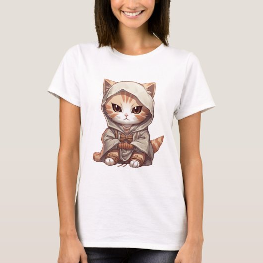 Samurai Kitten T-Shirt (Vorderseite)