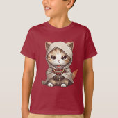 Samurai Kitten T-Shirt (Vorderseite)