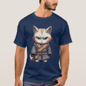 Samurai Kitten T-Shirt (Vorderseite)