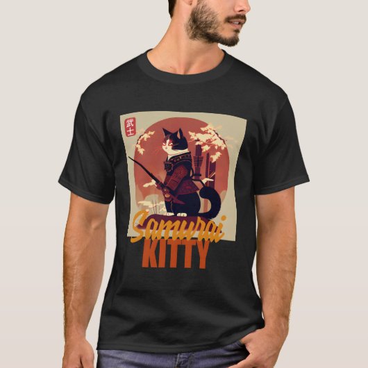 Samurai Kitty Vs Anime Die Felsenrevolution T-Shirt (Vorderseite)