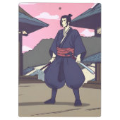 Samurai Klemmbrett (Rückseite)