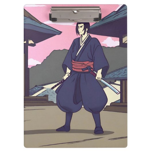 Samurai Klemmbrett (Vorderseite)