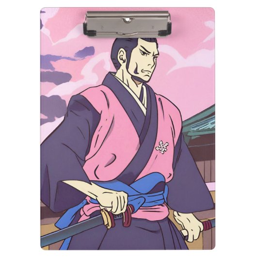 Samurai Klemmbrett (Vorderseite)