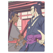 Samurai Klemmbrett (Rückseite)