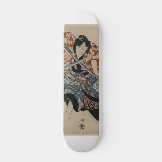 Samurai-Klinge-Kampf circa 1825 Skateboard (Vorne)
