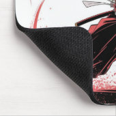 Samurai-Krieger-Anime-Mauspad Mousepad (Ecke)