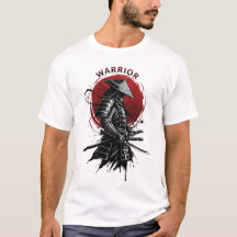 Samurai-Krieger Aufgehende Sonne Japanischer Tinte