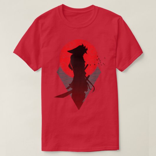 Samurai Krieger Bushido Code Japanischer Schwertmä T-Shirt (Design vorne)
