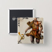 Samurai-Krieger Button (Vorne & Hinten)