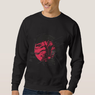 Samurai-Krieger-Ehre-Über-Alles-Japanische-Kunst-S Sweatshirt