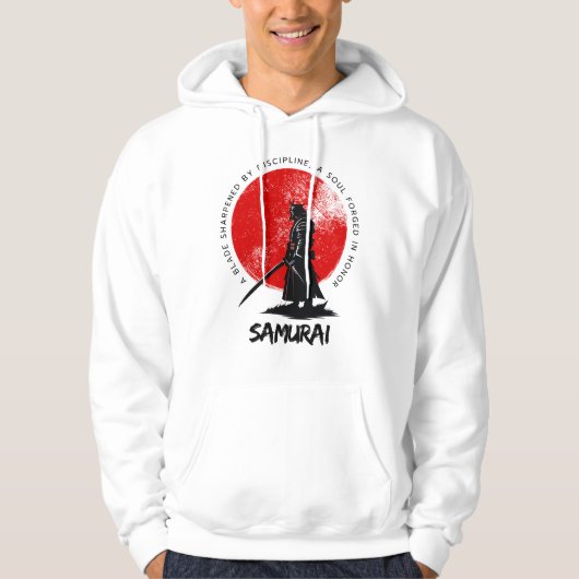 Samurai-Krieger  Hoodie (Vorderseite)