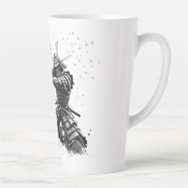 Samurai-Krieger in Aktion Japanische Kunst Keramik Milchtasse