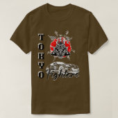 Samurai Krieger Japan Tokio Stil Kleidung Phantast T-Shirt (Design vorne)