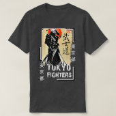 Samurai Krieger Japan Tokyo Stil Kleidung Geschenk T-Shirt (Design vorne)