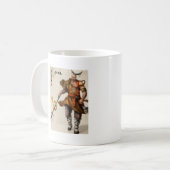 Samurai-Krieger Kaffeetasse (Vorderseite Links)